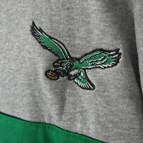 Mitchell & Ness NFL Throwback Philadelphia Eagles Hoodie 4XLT – Rare Big & Tall Sweatshirts & Hoodies